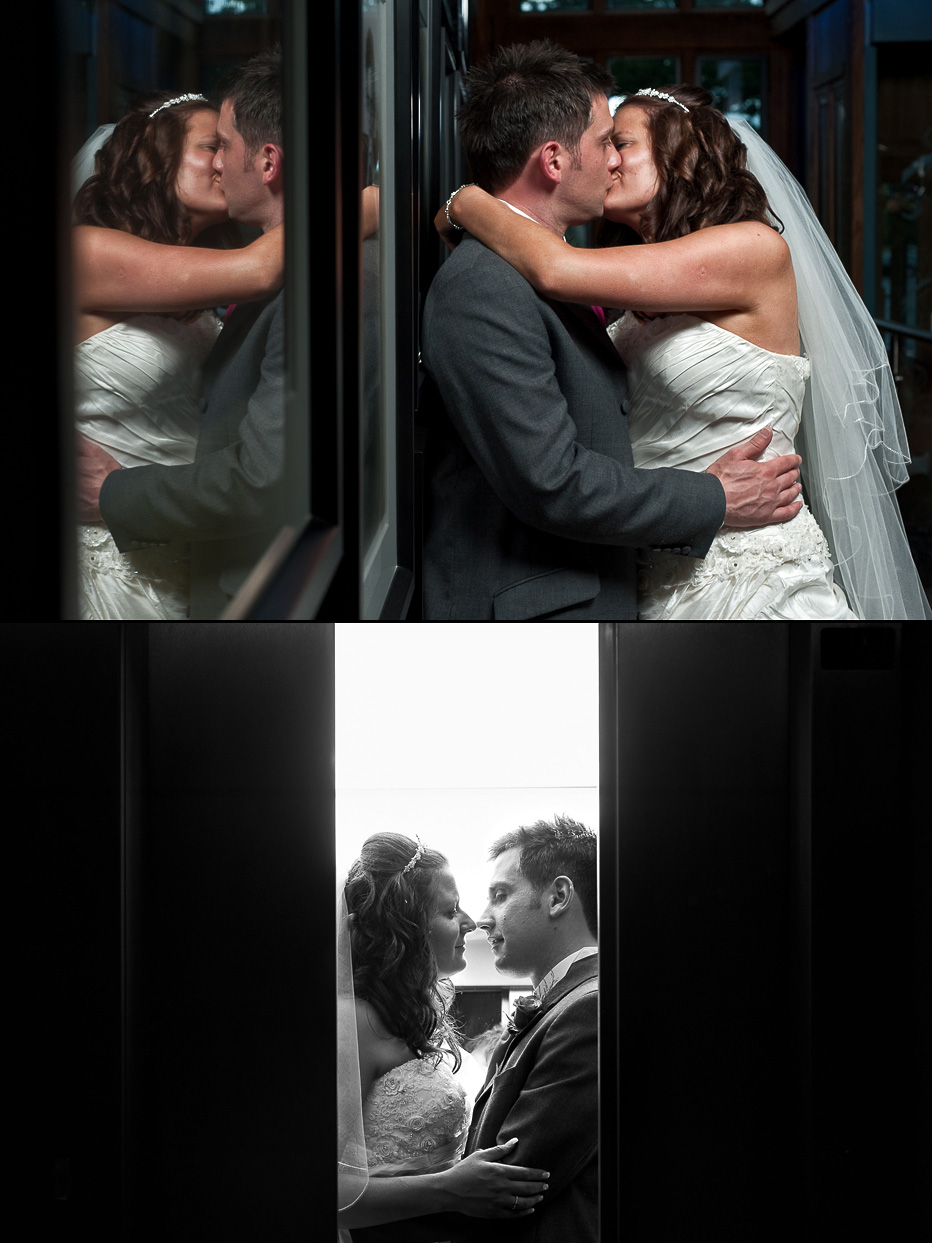 Wedding Couple in Lift