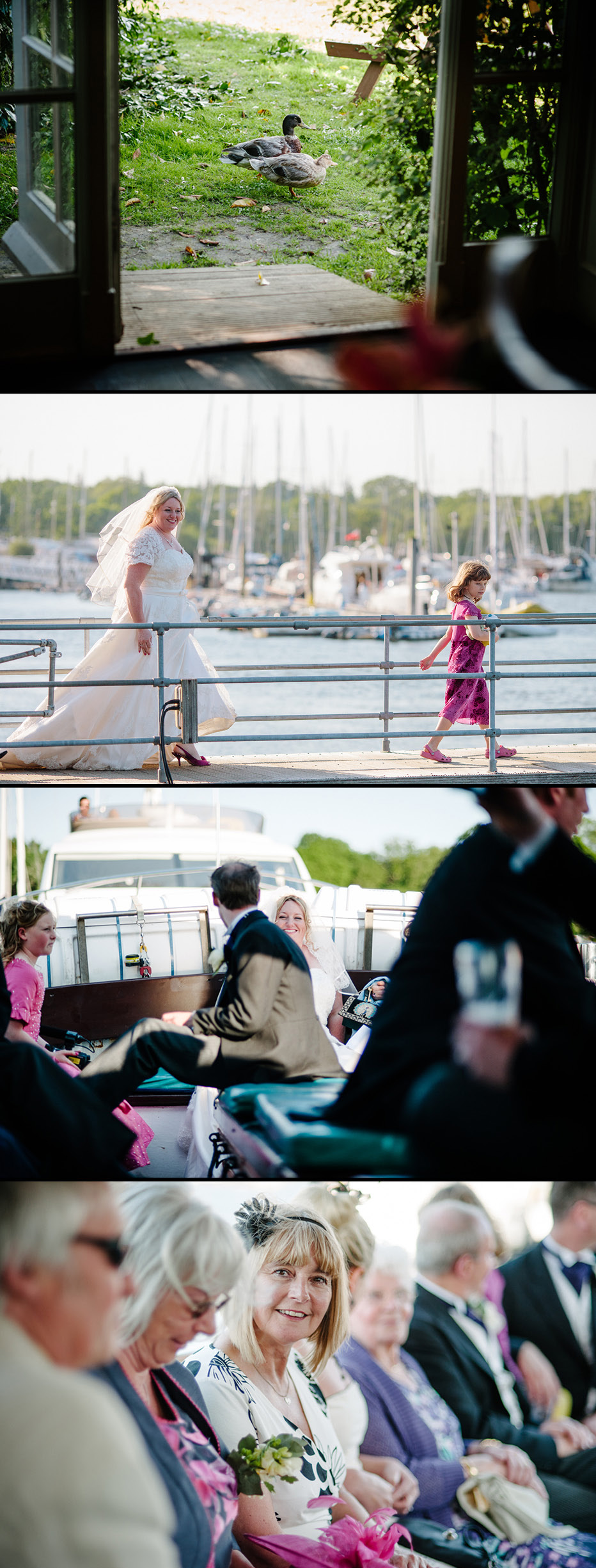 boat trip wedding