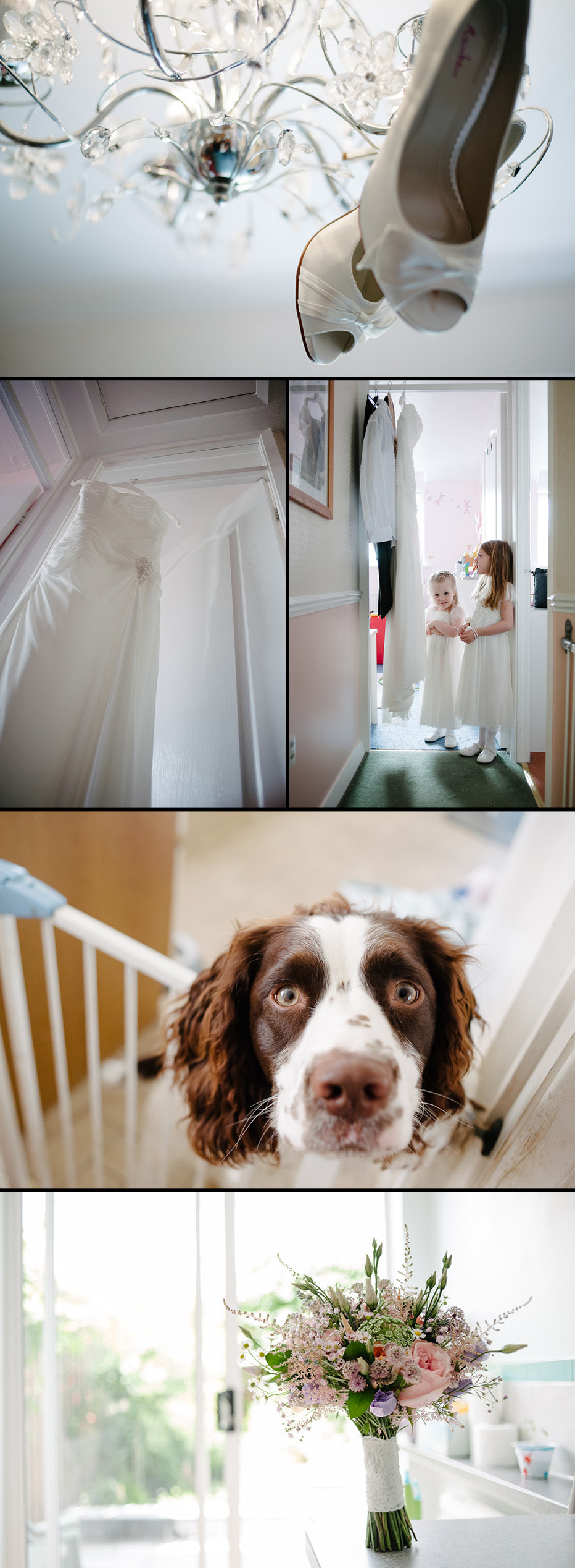 bridal preparations at Bournemouth wedding
