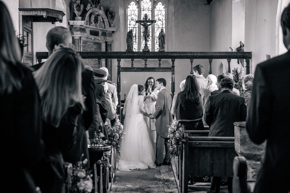 Bride and Groom in Church
